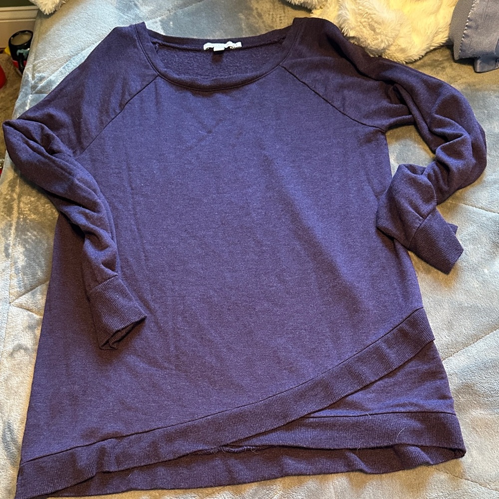 Threads 4 Thought Purple Crew Neck Sweater